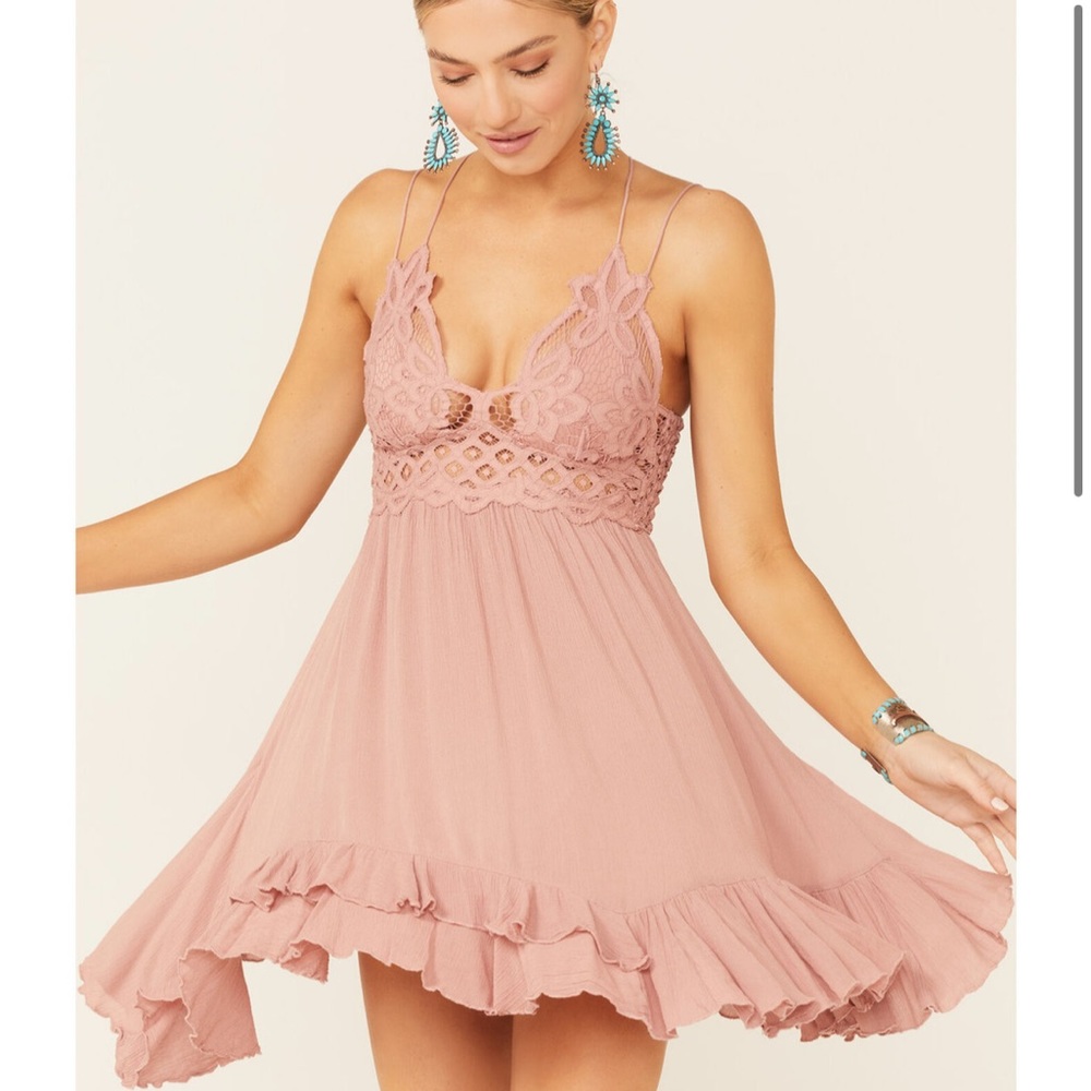 Free People Adella Slip Dress